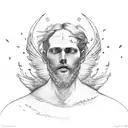 the history of icarus and daedalus since the labirynthun until the fall tattoo design idea