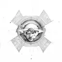 the history of icarus and daedalus since the labirynthun until the fall tattoo design idea