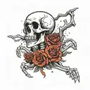 You're a ghost driving; meat-coated skeleton made from stardust, iding a rock, hurtling through space. Fear Nothing. tattoo design idea