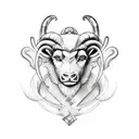 Aries chest tattoo tattoo design idea