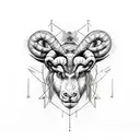 Aries chest tattoo tattoo design idea