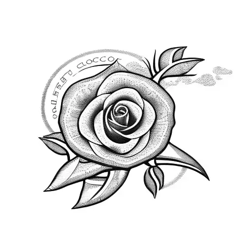 coconut tree,rose, and snake tattoo design idea
