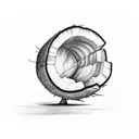 coconut tree tattoo design idea