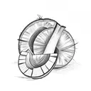 coconut tree tattoo design idea