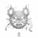 estudio ghibli tattoo design idea