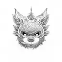 estudio ghibli tattoo design idea