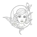 a small minimalistic tattoo inspired by taylor swift songs clara bow and new years day really pretty but minimalistic an tattoo design idea