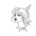 a small minimalistic tattoo inspired by taylor swift songs clara bow and new years day really pretty but minimalistic an tattoo design idea