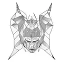 demonic mandela tattoo design idea