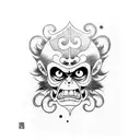 Monkey D luffy Gear 5 tattoo design idea