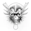 Monkey D luffy Gear 5 tattoo design idea