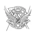 Metallica logo with a nature-themed twist tattoo design idea