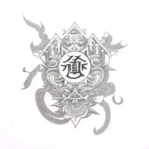 croix de Jesus  tattoo design idea