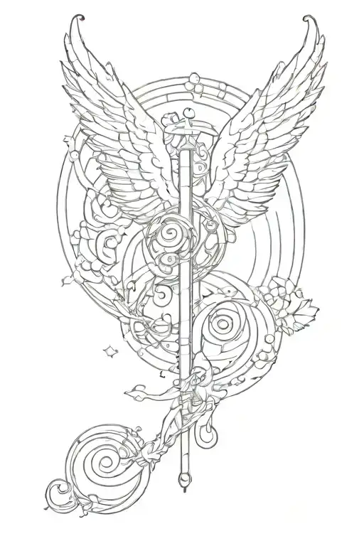 semi colon incorporated tattoo design idea