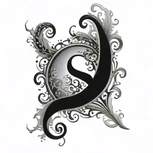 semi colon incorporated tattoo design idea