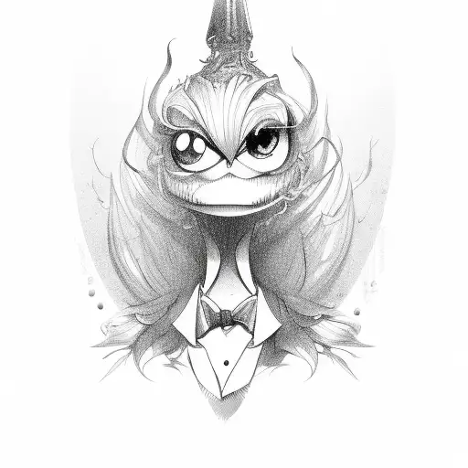 hazbin hotel tattoo design idea