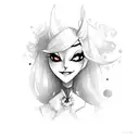 hazbin hotel tattoo design idea