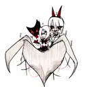 hazbin hotel alastor tattoo design idea