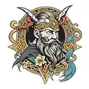 ragnar grom vikings tattoo design idea