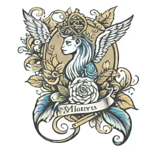 minerva tattoo design idea