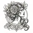 minerva tattoo design idea