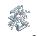 building blocks tattoo design idea