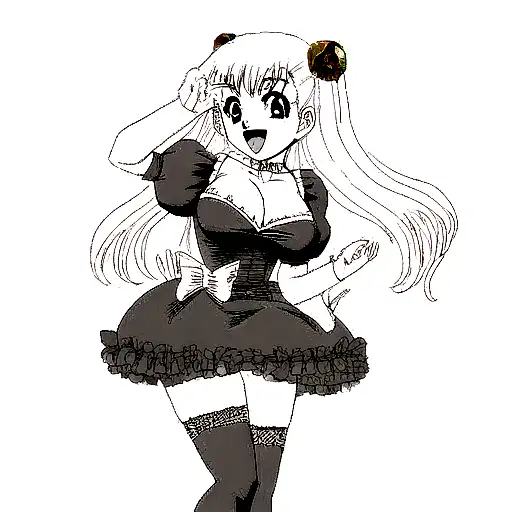 halloween pinup girl tattoo design idea