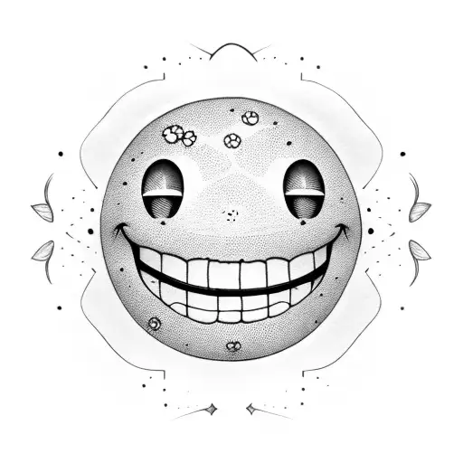 Smiley Face and 72 tattoo design idea