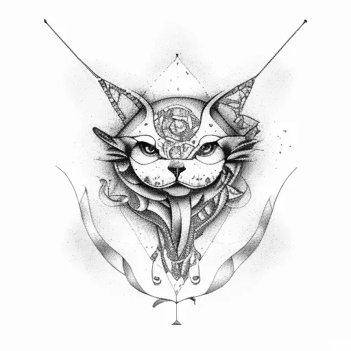 sea and kite tattoo design idea