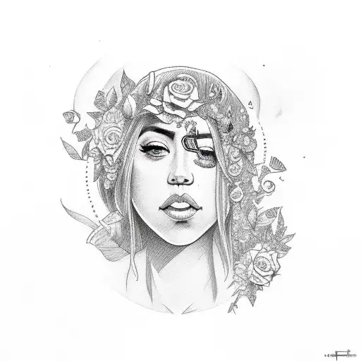 tattoo inspired by the song te mata by Kali uchis tattoo design idea