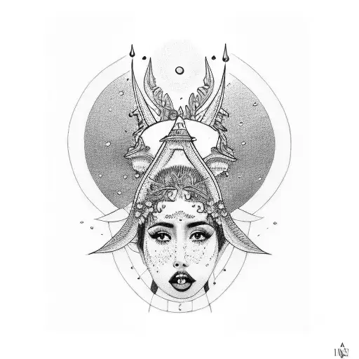 Tattoo inspired by the singer Kali Uchis  tattoo design idea