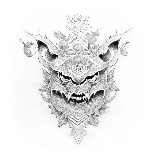 rana tattoo design idea