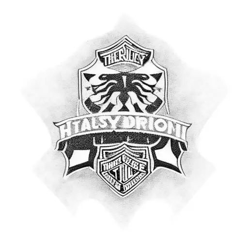 Harley Davidson and Texas tattoo design idea