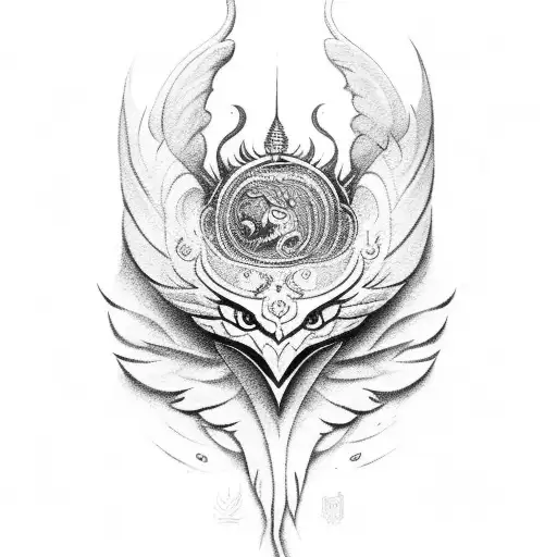 garuda tattoo design idea