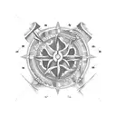 old navy ship tattoo design idea