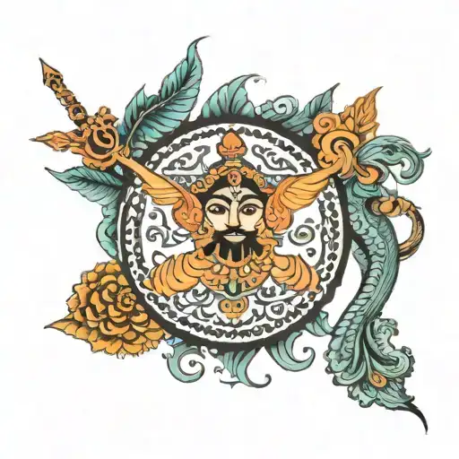 nirbhau nirvair in punjabi inspired using tattoo design idea