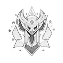 Combine Nordic runes with Pokemon characters in a blackwork style tattoo tattoo design idea