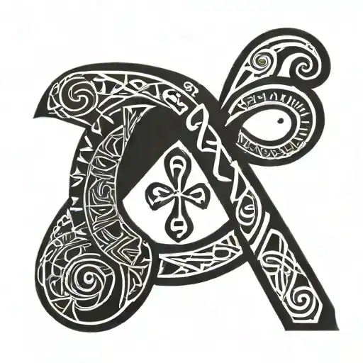 african ankh symbol tattoo design idea