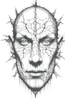 crackles from the devis inside tattoo design idea