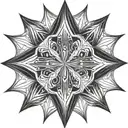 fractal universe nebula tattoo design idea
