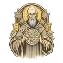 SAINT BENEDICT tattoo design idea