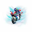 suzuki gsxr tattoo design idea