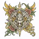 orthodox  tattoo design idea