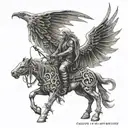 Through I walk through the valley of the shadow of death I will fear no evil  tattoo design idea