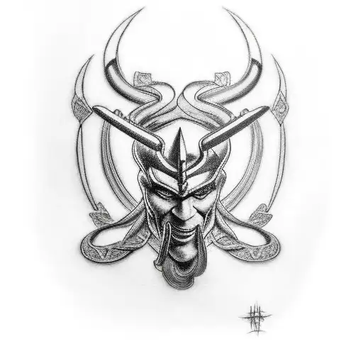 loki tattoo design idea