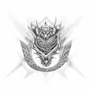 Fvck Luv duki cro tattoo design idea