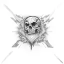 Fvck Luv duki cro tattoo design idea