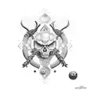 Fvck Luv duki cro tattoo design idea