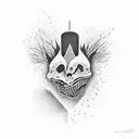 we all have two lives, and the second begins when you realize you have only one tattoo design idea