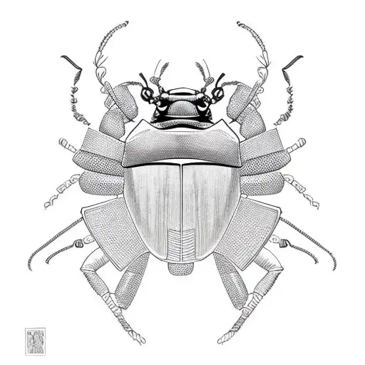 samurai beetle paulo rabbitt edition tattoo design idea